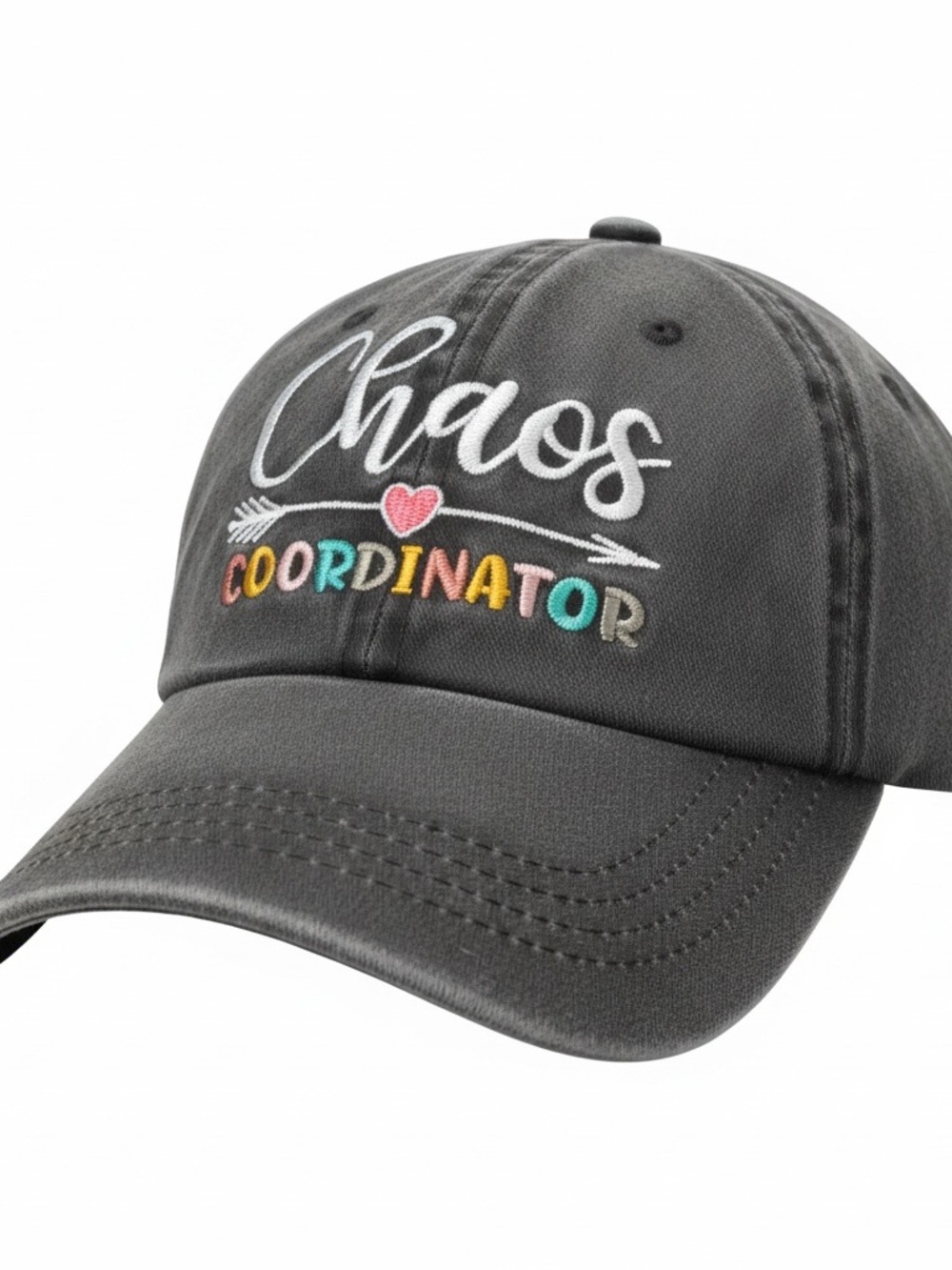 Chaos Coordinator Embroidered Cap - Gray